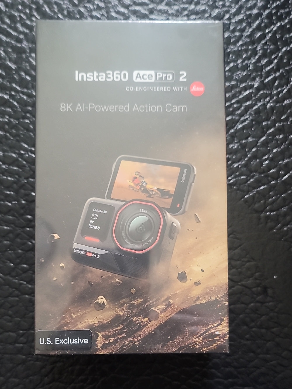 Insta360 Ace Pro 2 8K Action Camera — Black with Red Accent